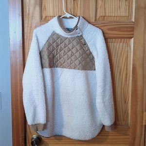 Quilt front Sherpa top Natural Reflections